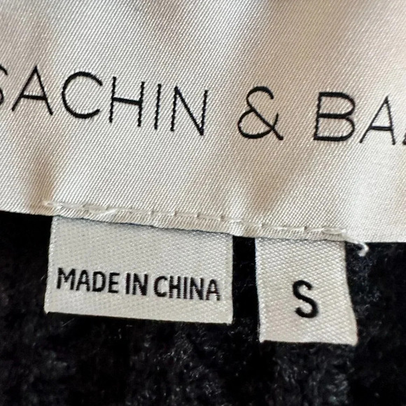 Sachin and Babi Landon Cardigan Womens Small Aztec Puff Bubble Sleeve - Picture 9 of 16